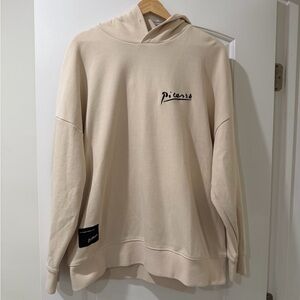 Zara Beige Men's Hoodie
